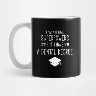 A DDS Funny Dentist Dental Student Humor Graduation Mug